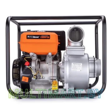 Мотопомпа FoxWeld 1500W100 картинка 6